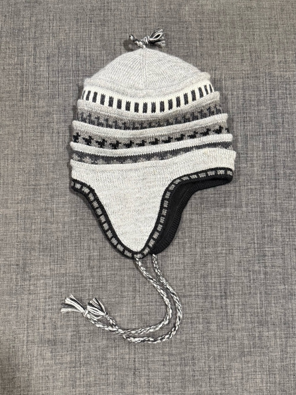 Peruvian Knit Beanie with Built In Balaclava